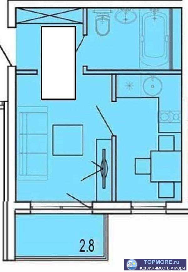 Лот № 167255. Продаю квартиру в центральном районе города Сочи на Мамайке в новом жк с прекрасной инфраструктурой.... - 2