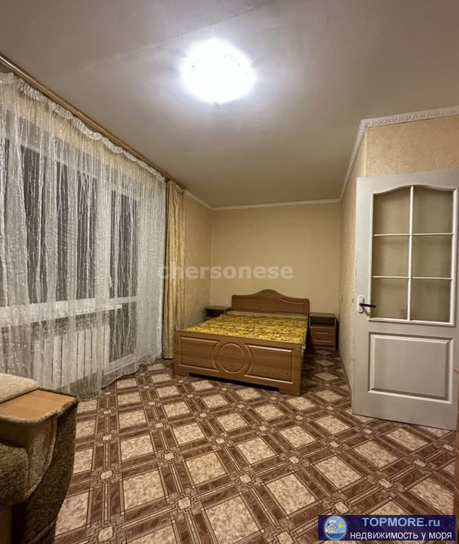 Продается уютная однокомнатная 37 кв м , в одном из самых престижных микрорайонов Севастополя (Летчики)  Квартира с... - 1