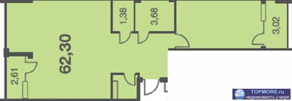 Лот № 174341. Продается уютная квартира в новом корпусе жк “Каравелла Португалии” - уникального комплекса в Сочи,... - 1
