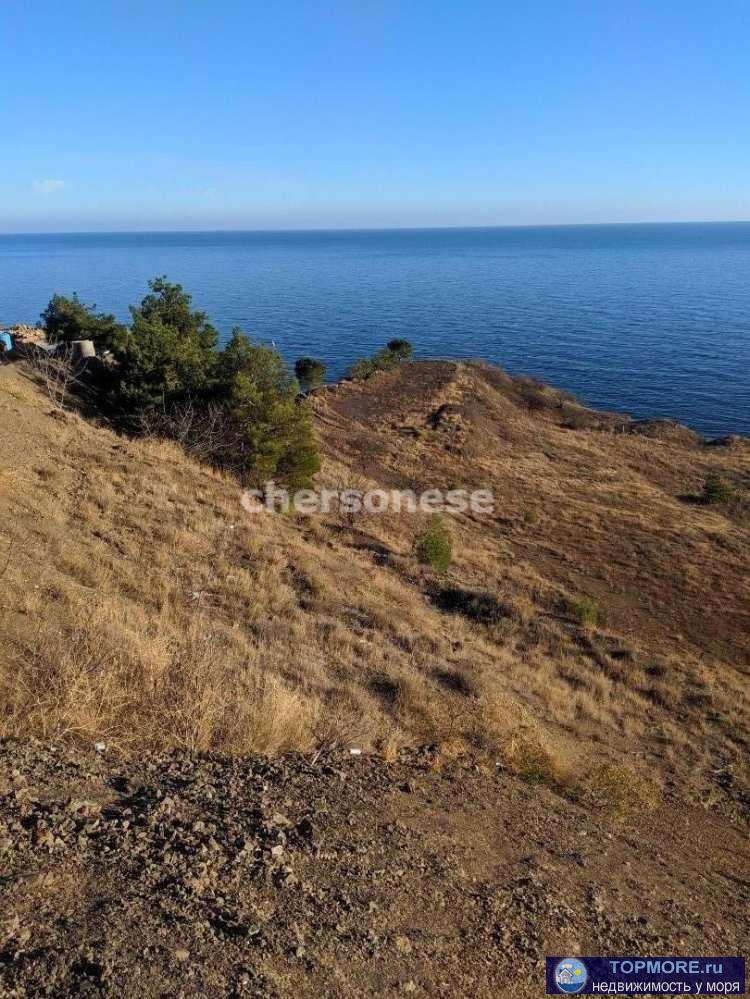 В продаже видовой участок у моря в с. Солнечногорское.  Первая линия к морю  Есть подъезд, коммуникации по границе.... - 2