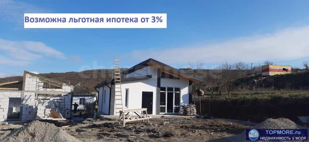 Лот № 73957  Продается новый дом 78кв.м. на участке ИЖС 4 сотки в селе Флотское, вблизи 5 километра и Балаклавы!...