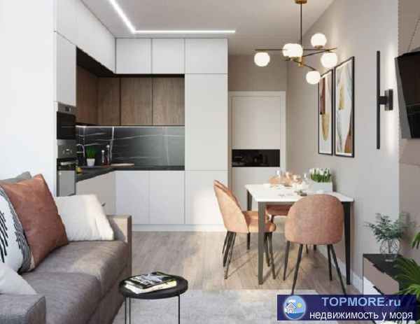 Продажа / Квартиры, Сочи, Ясногорская улица, 11 731 500 р. Лот № 180967. Продаю шикарную квартиру в новом комплексе бизнес-класса Сочи-Парк!Прекрасный вид на море, на горы...