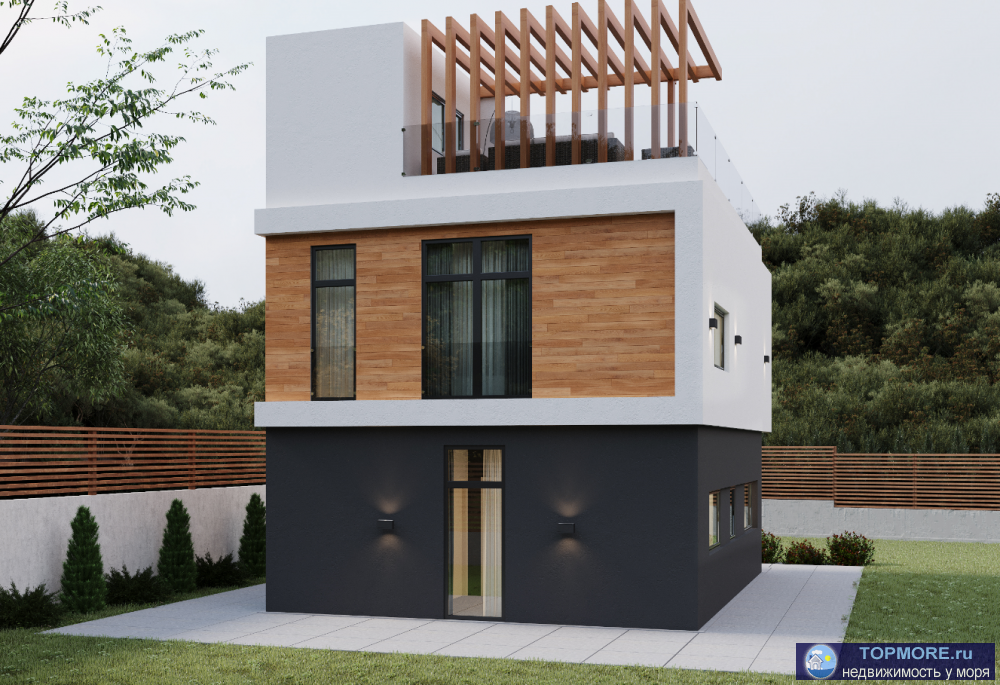 Лот № 155437. Продается новый дом в Сочи, Адлерский район, село Черешня. Площадь дома 126 кв м плюс эксплуатируемая... - 1