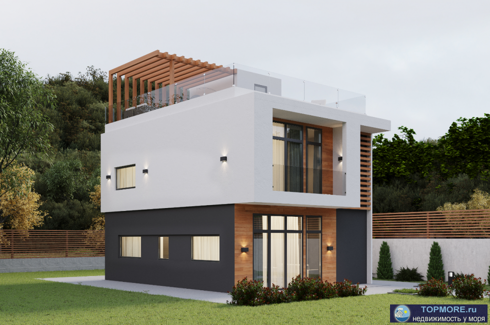 Лот № 155437. Продается новый дом в Сочи, Адлерский район, село Черешня. Площадь дома 126 кв м плюс эксплуатируемая... - 2