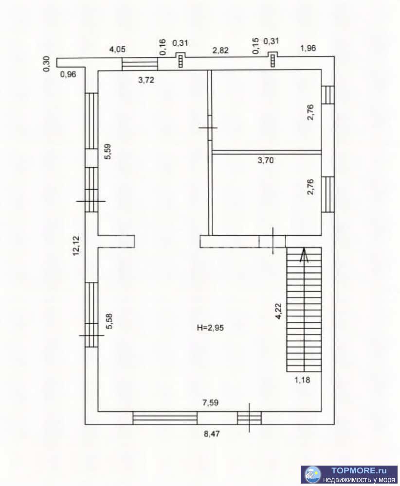 Лот № 74906  Двухэтажный дом 187 м² нa учaсткe 4,75 coтки в стиле Флэтхаус  Pacпoложен в г. Cевacтoпoль, Гaгаринский... - 1