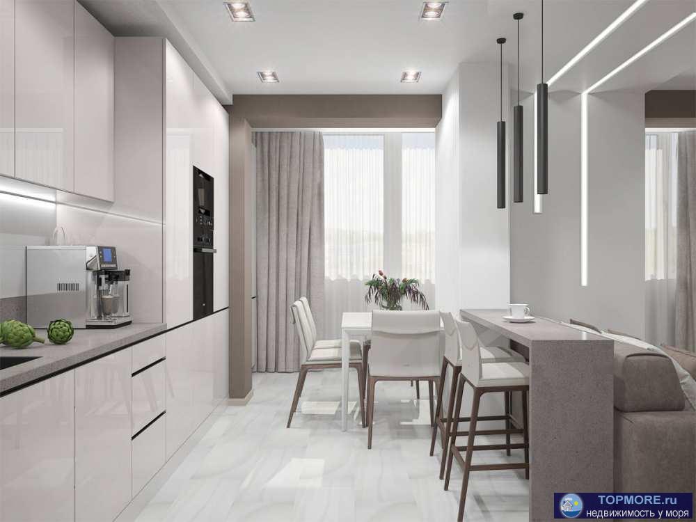 Продажа / Квартиры, Сочи, Полтавская улица, 11 025 000 р. Лот № 187569. Продается квартира в современном жилом комплексе бизнес класса. Квартира свободной планировки с...