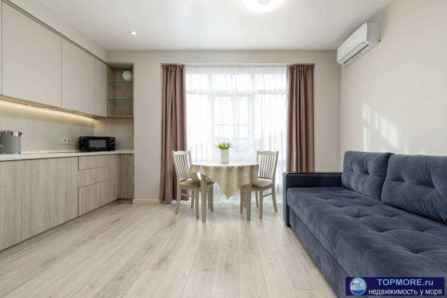 Лот № 188041. Предлагается уютная студия площадью 25,7 м² в жилом комплексе Набережный в Адлере. Квартира полностью...