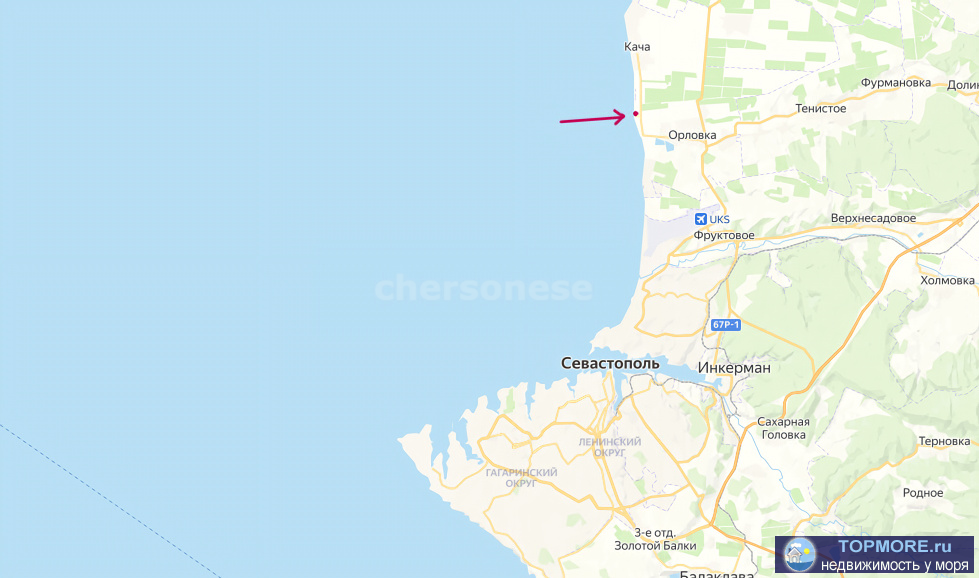 Предлагаем к продаже земельный участок 10 соток  на берегу моря!  Участок ровный, правильной формы, коммуникации по... - 1