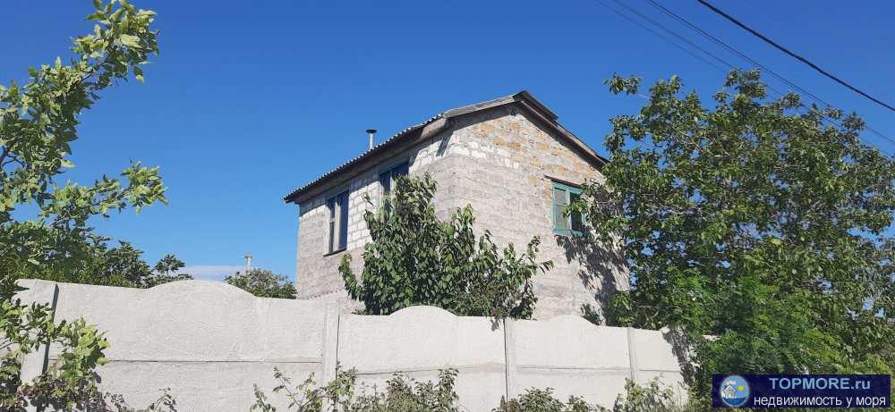 Объект № 75488  Продается небольшой двухэтажный дом 50 кв.м на участке 8,3 сотки в СТ Эллада.  Участок ровный угловой... - 1