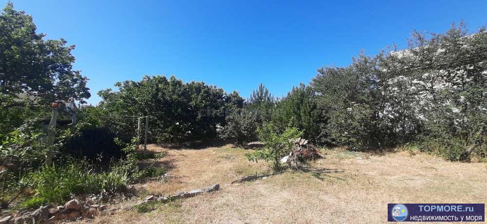 Объект № 75503  Продается большой ровный участок в СТ "Эллада" на Фиоленте.  Участок угловой 8,3 сотки...