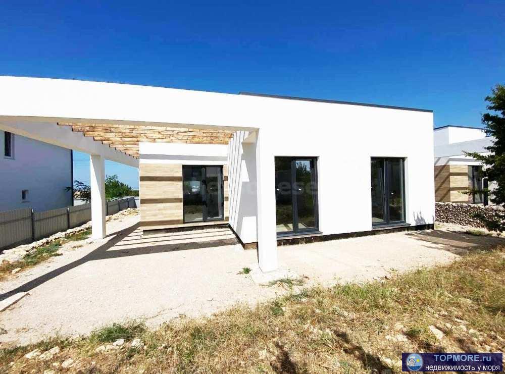 Продается новый светлый дом в стиле Хай-тек 108 кв.м. на участке 4,3 сотки в ТСН "Союз", Балаклавский...