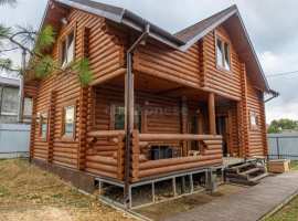 Продаётся двухэтажный дом 114 кв.м. из бревна с бассейном....