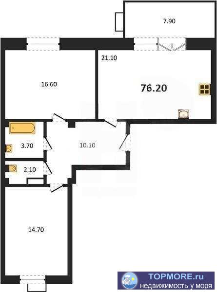 Жилой комплекс в районе Гагаринском Севастополя близко к морю и Парку Победы. Район известен культурной жизнью,...