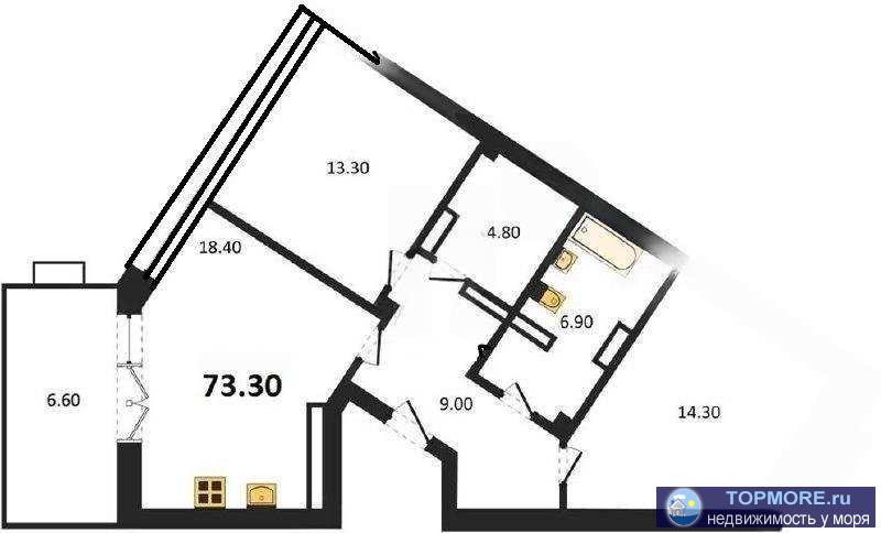 Жилой комплекс в районе Гагаринском Севастополя близко к морю и Парку Победы. Район известен культурной жизнью,...