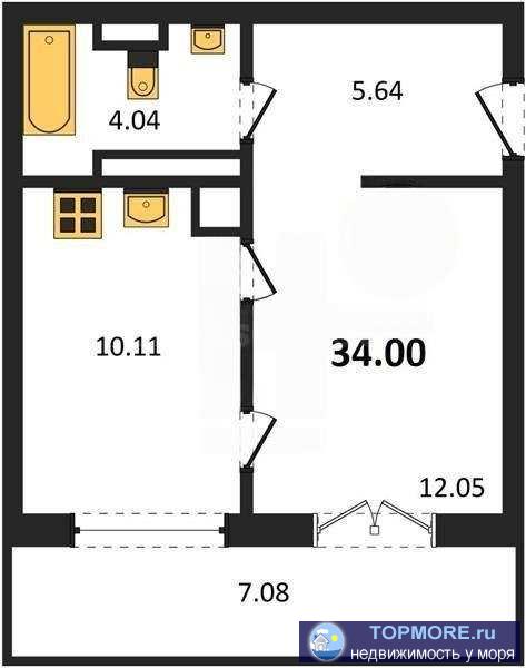 Жилой комплекс на берегу бухты Омега в Севастополе сочетает природу и комфорт. Современный пляж рядом. Архитектура в...