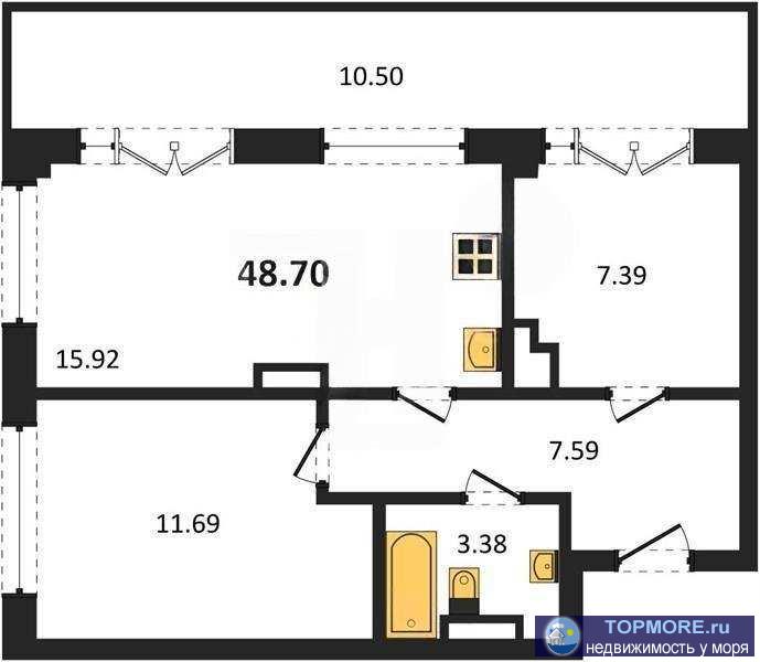 Жилой комплекс на берегу бухты Омега в Севастополе сочетает природу и комфорт. Современный пляж рядом. Архитектура в...
