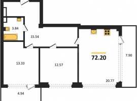 Расположившийся в Севастополе жилой комплекс находится вблизи...