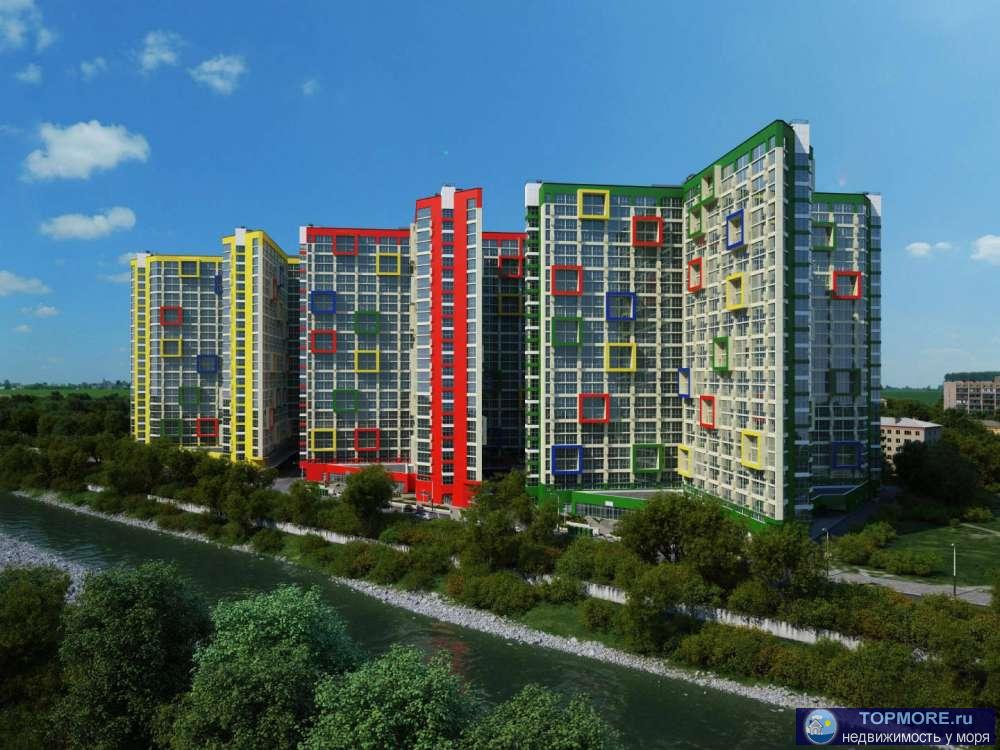 ЖК 123 , корпус В , дом сдан!  Квартира на пятом этаже , хорошо делится в кухню гостиную и спальню. Панорамные окна,... - 2