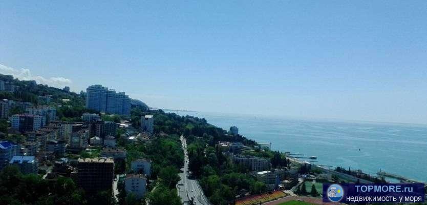 квартира с ремонтом, мебелью и техникой, витражное остекление, 2 скоростных лифта, с балкона вид на море. - 2