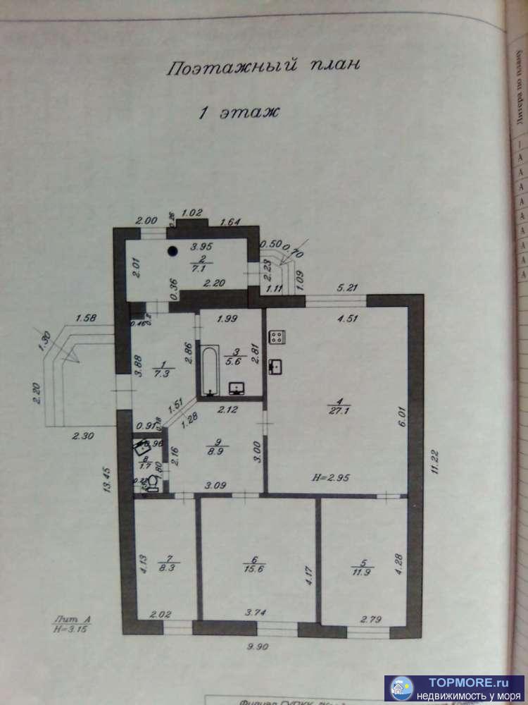 В Супсехе, на улице ближней к городу, на асфальте, продается капитальный двух этажный кирпичный дом 180 кв.м.... - 15