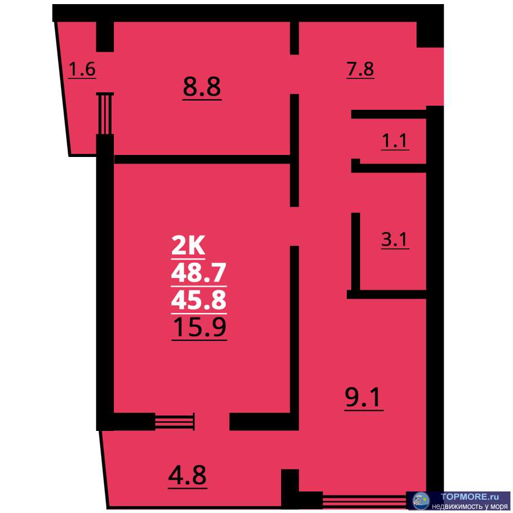 Жилой Комплекс 'Жемчужина у моря'  - Срок сдачи - Апрель 2020.  Это - уникальный 5 этажный жилой комплекс c отличным... - 14