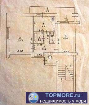 г Феодосия, ул Свиридовых, 2 ком. квартира, 55 кв. м.Квартира находится на 4-ом этаже 5-ти этаж. дома.Квартира с... - 1
