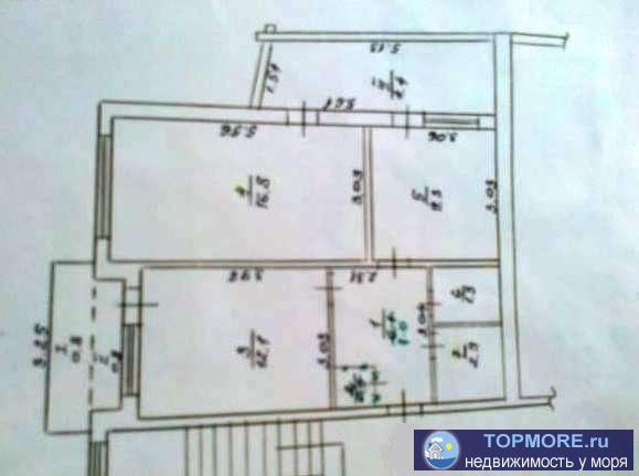 пос Щебетовка, улица Мира, 2 ком квартира, 55 кв метров Продается квартира в тихом месте в п. Щебетовка... - 1