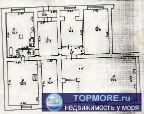 г Феодосия, Симферопольское шоссе, 3 ком квартира, 141,6 кв м Продается 3 ком квартира 141.6 м на 1 этаже 5-этажного... - 1