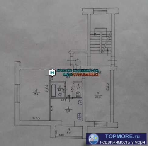 2 ком. квартира на 2 / 6 эт, в доме 2007 г. постройки. Площадь -56,6 м.кв.,(комнаты-18,6+15,6, кухня -9) ванна и... - 1