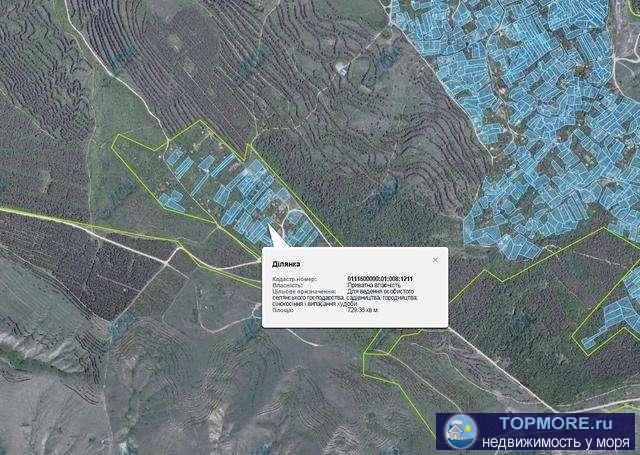 Продается земельный участок 7,3 сотки в городе Феодосия, район Купола, СПК Портовик-1. На участке есть садовый дом.... - 2