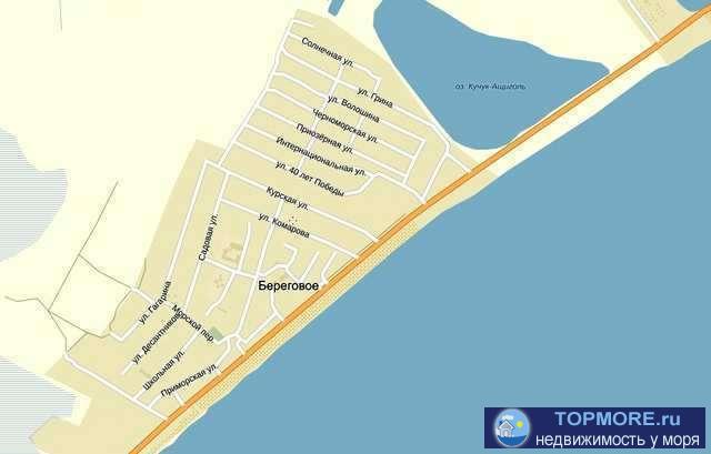 Продается земельный участок 10 соток в с Береговое, ул Довженко. Удаленность от берега моря до 1км. Коммуникации.