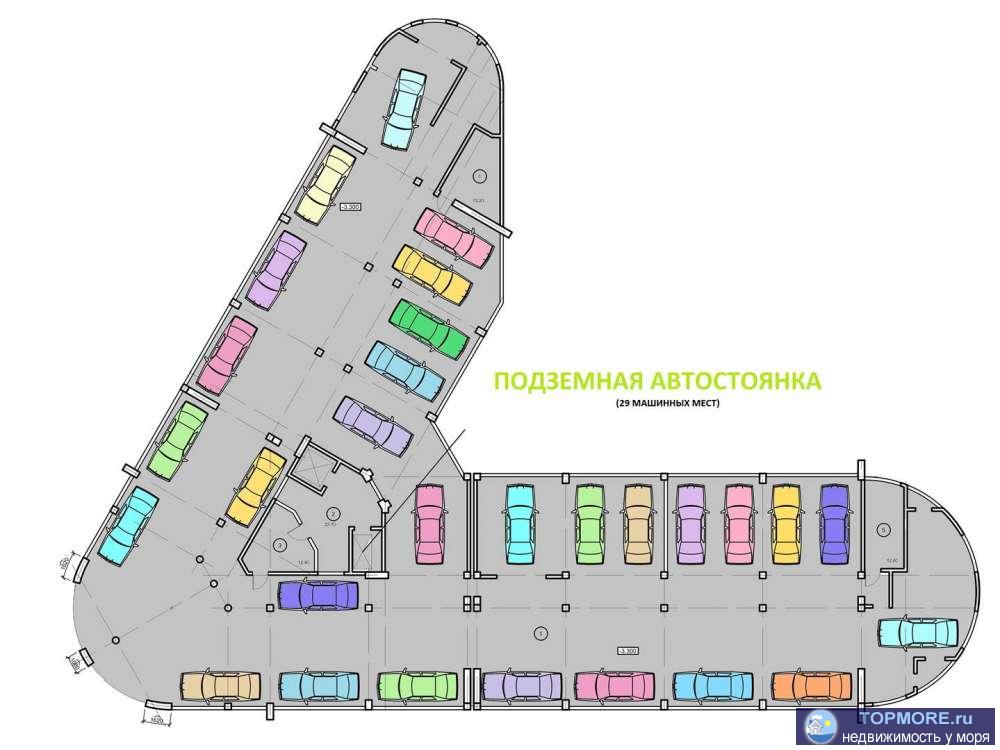 Инвестиции! В продаже аппартаменты в жилом комплексе на Крымской в Сочи. Удобное расположение комплекса в прекрасном... - 2