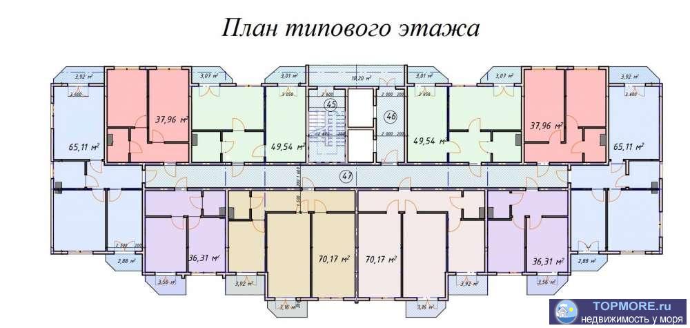 Квартира в доме комфорт-класса, по НЕВЕРОЯТНО НИЗКОЙ ЦЕНЕ!!! Всего по 67 тысячи за м2,в микрорайоне Дагомыс. Земля в...