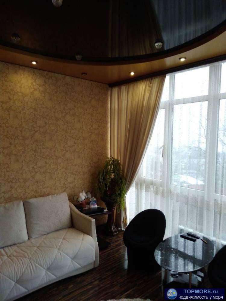Продается однокомнатная квартира в доме комфорт-класса в тихом районе Сочи. Квартира с балконом, остекление... - 1