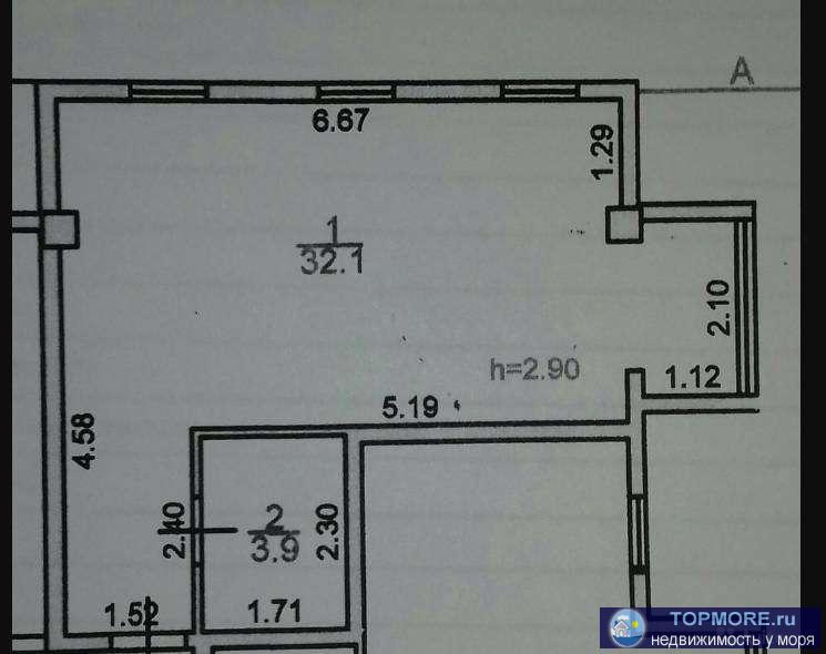 Продам однокомнатную квартиру с практически оконченным ремонтом. Большая угловая студия. Лоджия открытая и выполнена...