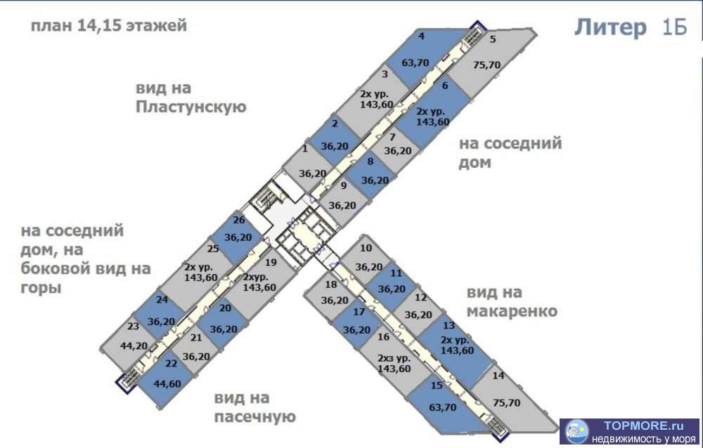 Квартира свободной планировки в новом жилом комплексе РазДваТри. Идеальное расположение для комфортной жизни и сдачи...