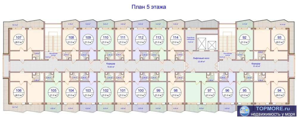 АК Лучезарный Аппартаментный комплекс Лучезарный включает в себя готовые аппартаменты с дизайнерской отделкой и... - 1