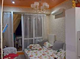 Студия в Романовском с балконом, видом на море, ремонтом, мебелью...