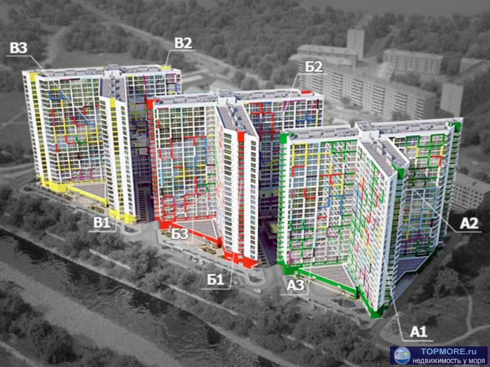 Квартира с панорамными окнами с прямым видом на море в 500 м от моря в доме бизнес-класса. Цена от инвестора, дешевле...
