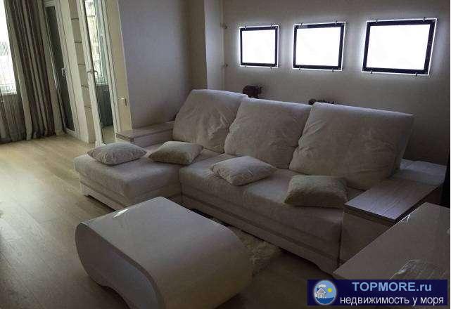 Дизайнерская 2-х комнатная квартира с дорогим ремонтом(теплые полы,домофон,мебель,техника) в Центре города Сочи,у... - 2