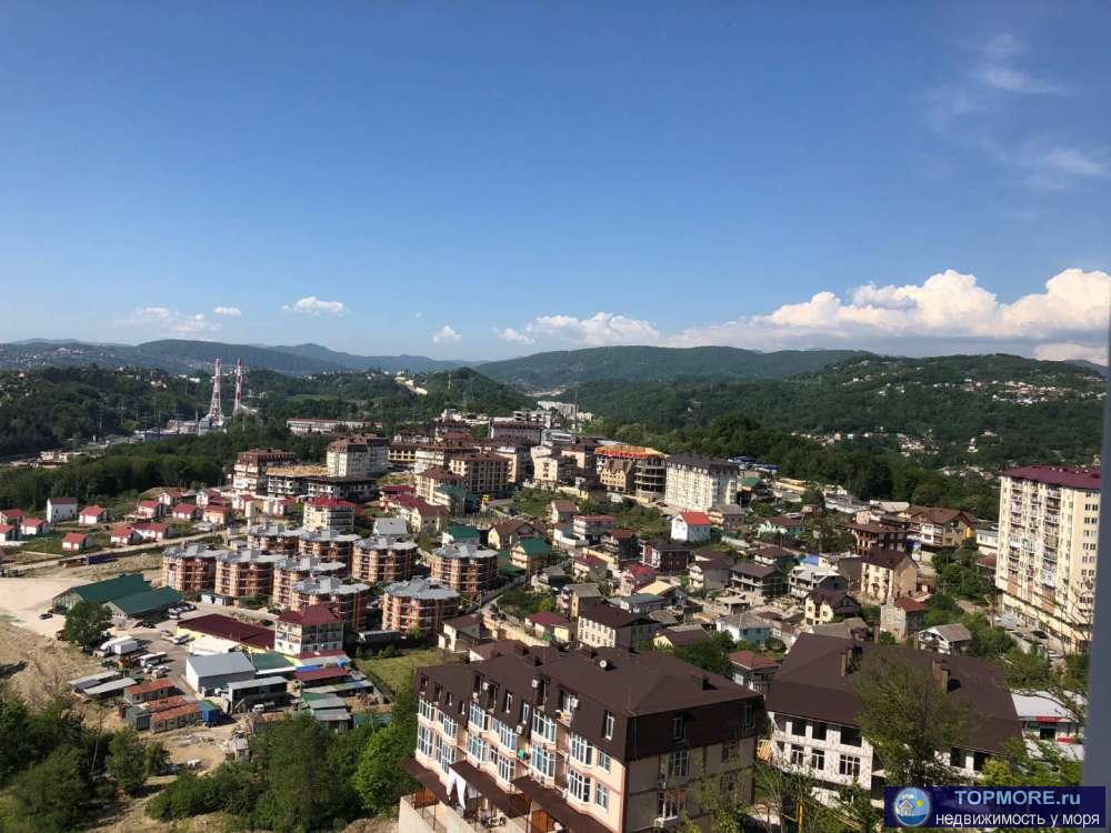 Слева море, справа горы и весь Сочи у ваших ног! Новая, светлая, большая квартира. вблизи центра в уютном тихом месте...