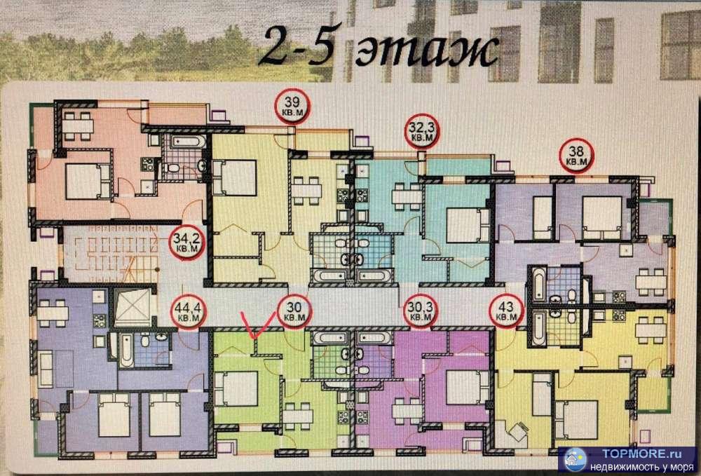 Продаю квартиру в новом строящемся доме. Квартира свободной планировки, в хорошем районе. Рядом школа, детские сады,... - 1