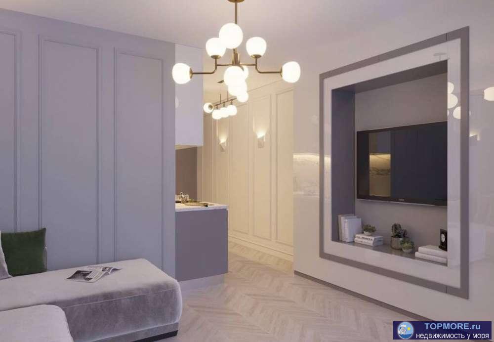 Продаю студию в жилом комплексе бизнесс класса. 37 квадратных метров, чистовая отделка, балкон. 20 этаж, панорамные... - 1