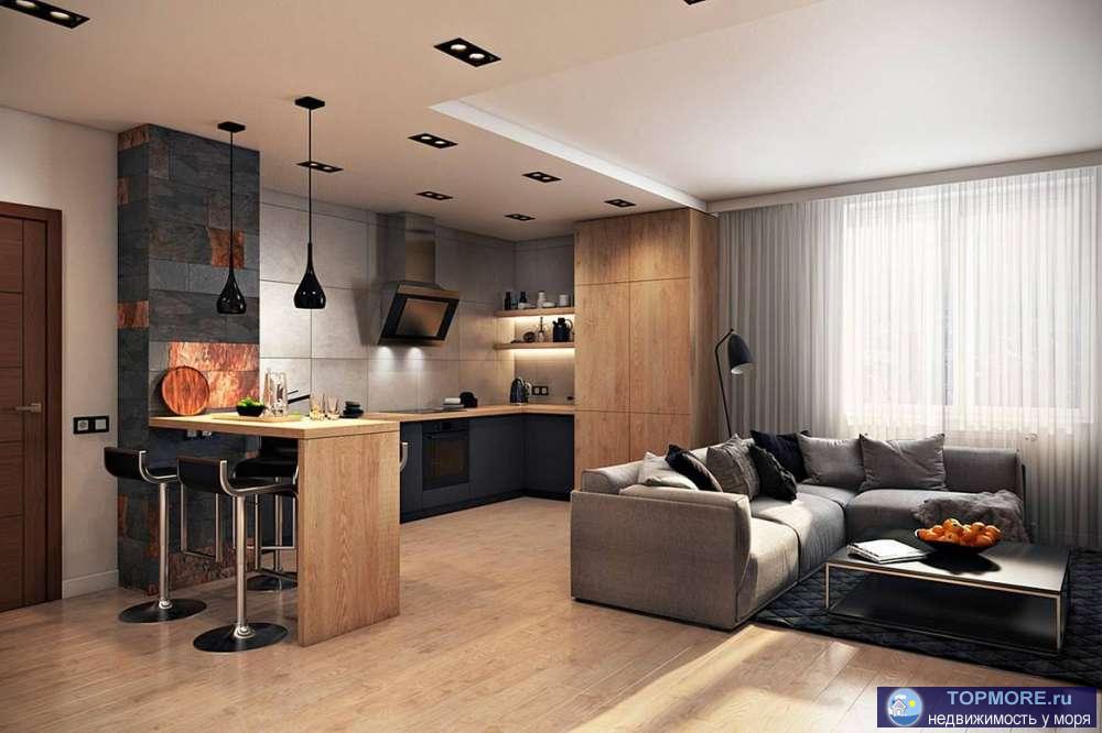 Панарамный вид на море и город в ЖК бизнес класса. Просторная, светлая квартира с широкими балконами в каждой...