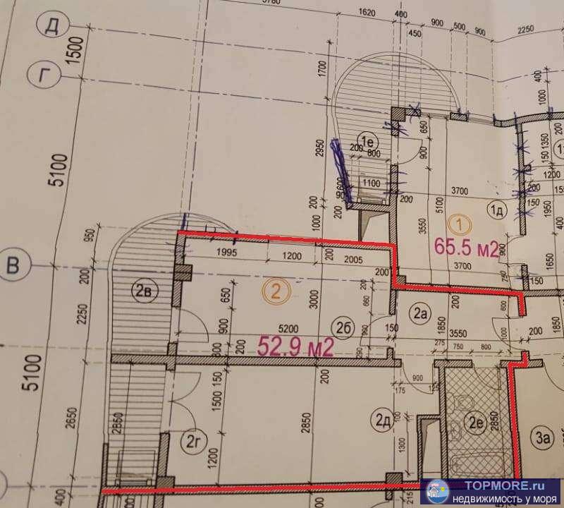 Просторная квартира свободной планировки в новом сданном многоквартирном доме бизнес класса. Отличный вид из любого... - 1