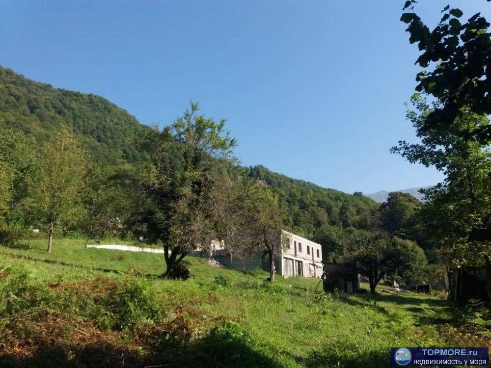Продается дом в экологически чистом месте Кавказского биосферного заповедника  из керамзитового блока под крышей из... - 2