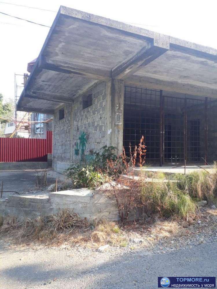 продается участок с начатым строительством. вид на море. 10 мин до моря, рядом с центор Хосты - 2