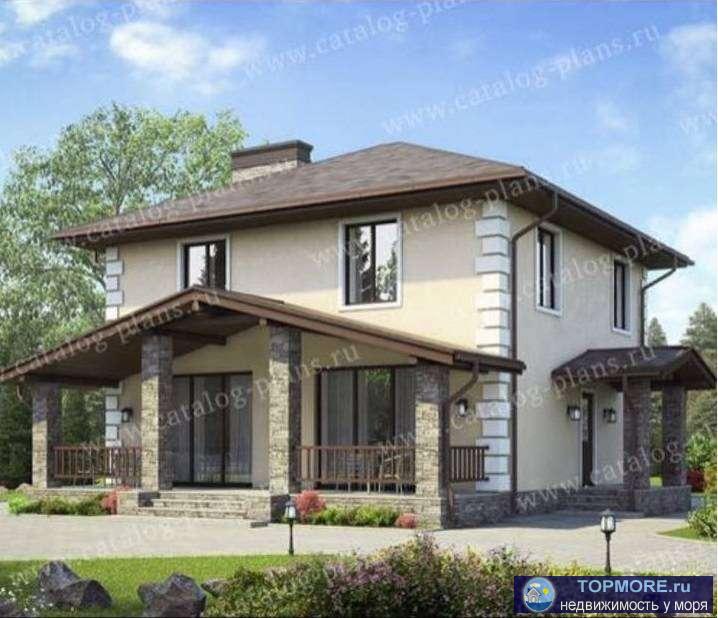 Продается дом с.Черешня,свет,вода,черновая отделка,фасад будет как на фото.