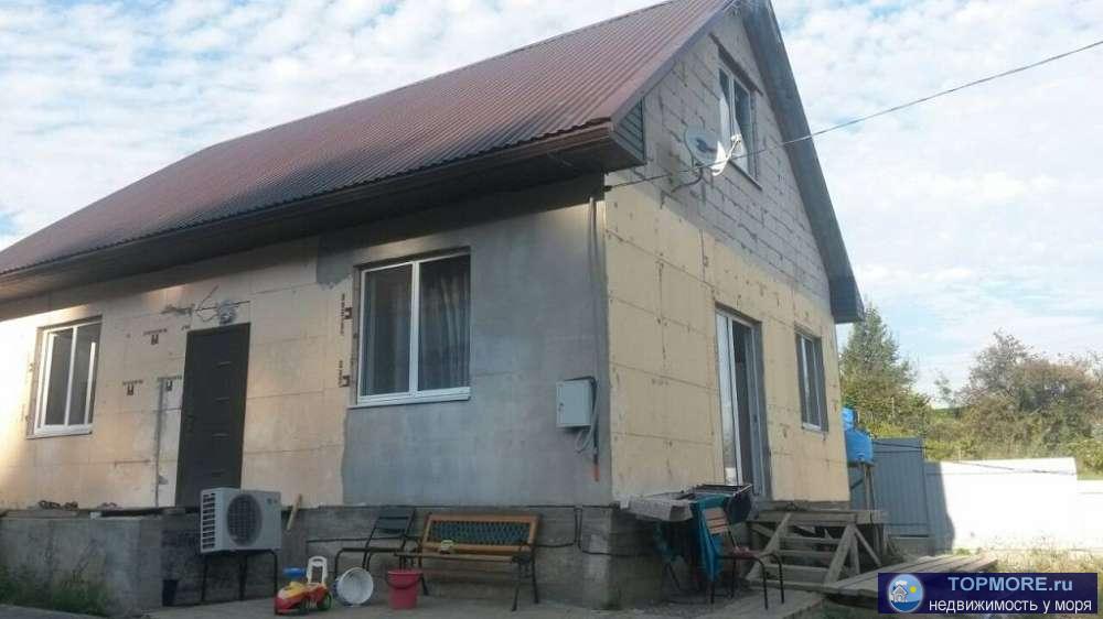 2-этажный дом 120 м² (пеноблоки) на участке 3 сот., 2 км до города  Срочно продается 2-х этажный дом из в Хостинском...