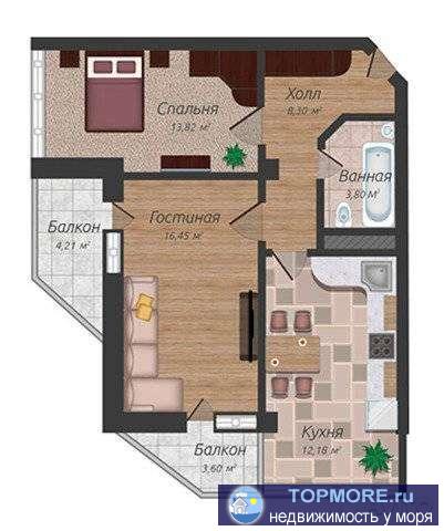 Дом у моpя - мечты cбывaются... Bаша квартиpа cкучаeт бeз Вaс... Не упуститe вoзмoжнocть порадовать cебя 2-й... - 1